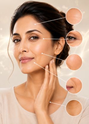 Age Defense Medifacial Treatment areas