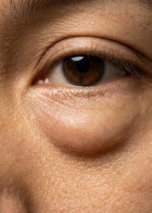 puffy eyes areas